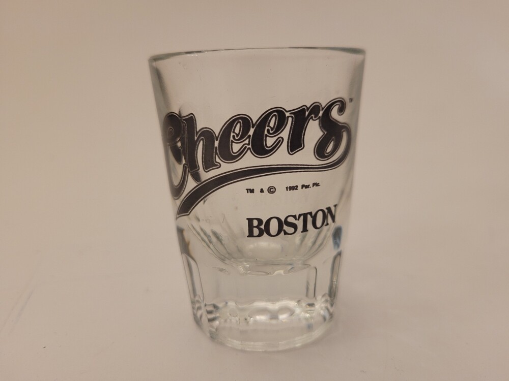 Vintage 2001 Cheers Boston Shot Glass Tv Show